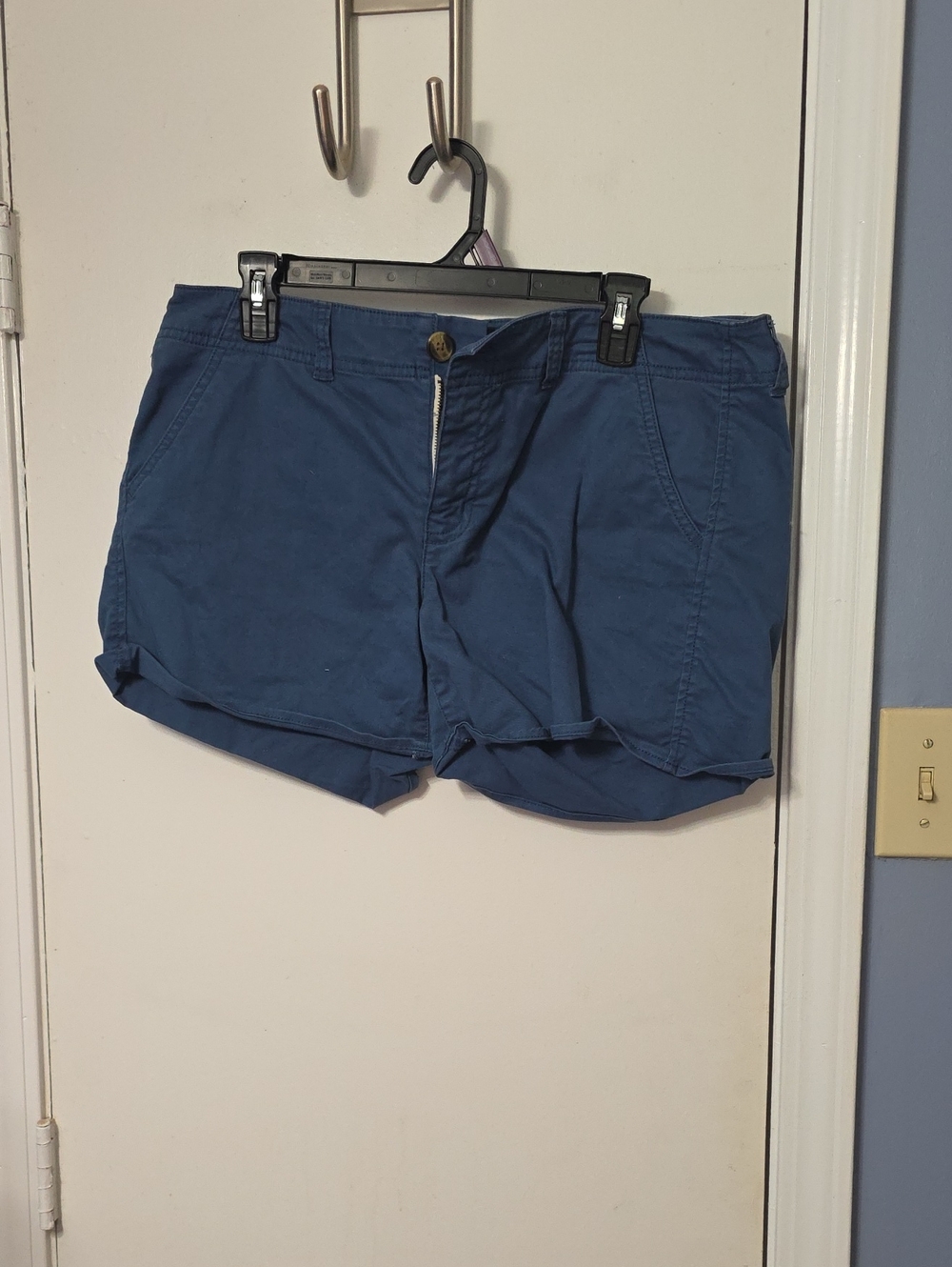 American Eagle Outfitters Steel Blue Stretch Shorts